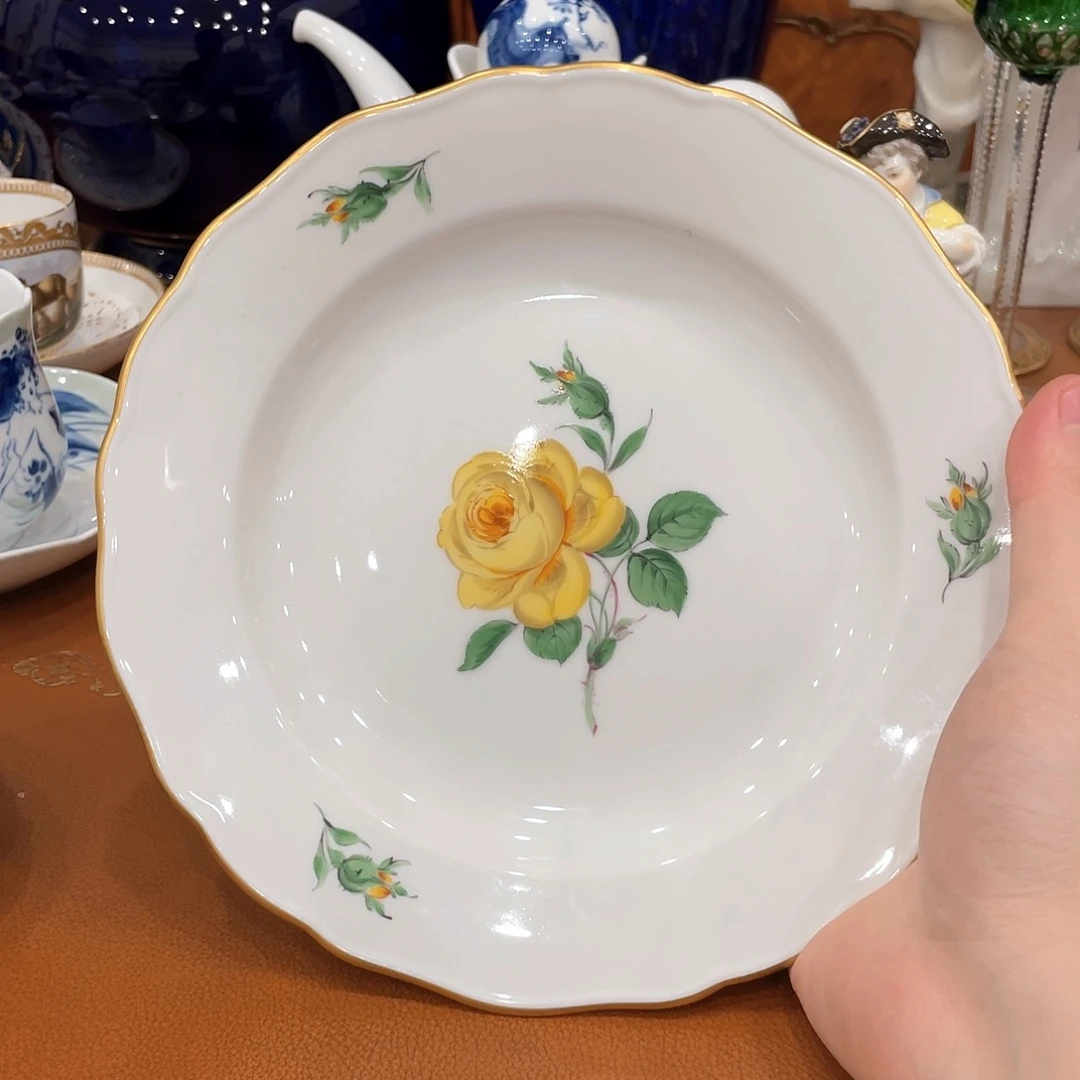摆件中古一等黄玫瑰