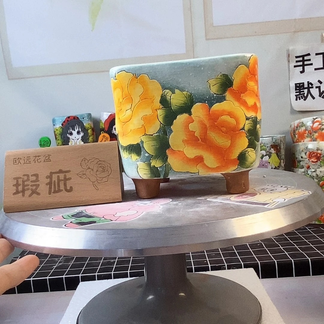 紫砂花盆满28包邮