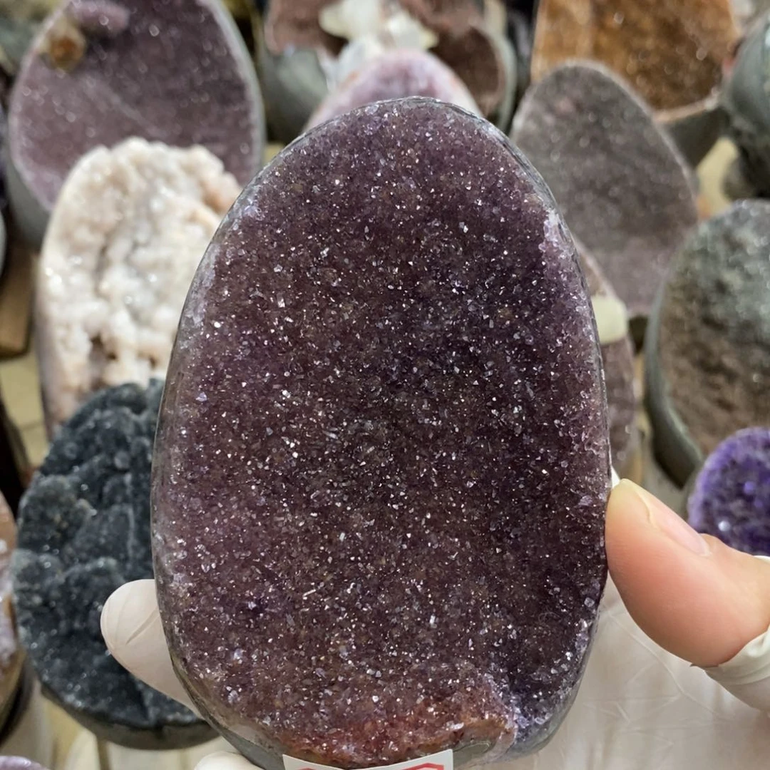 水晶水晶爱心有瑕疵未镶嵌