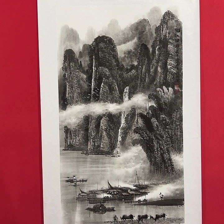 黎***雪国画莫桂明精品作品