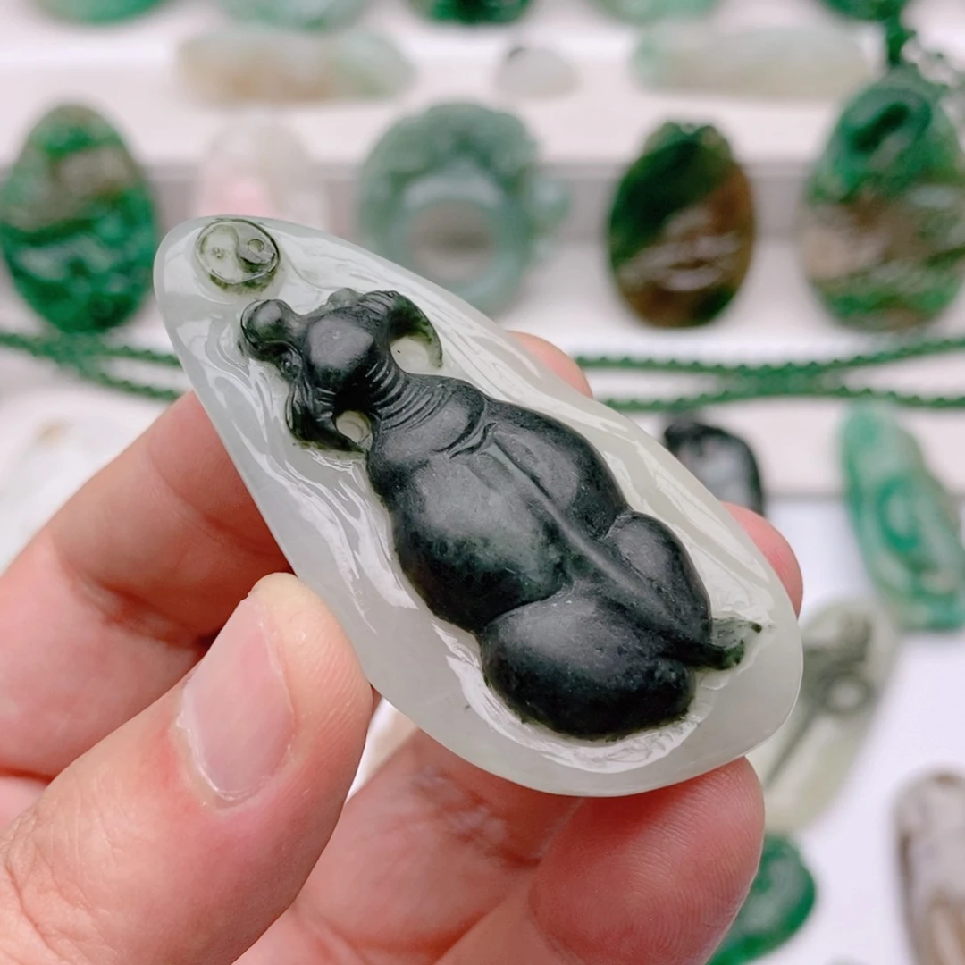 独山玉未镶嵌颈饰新****V