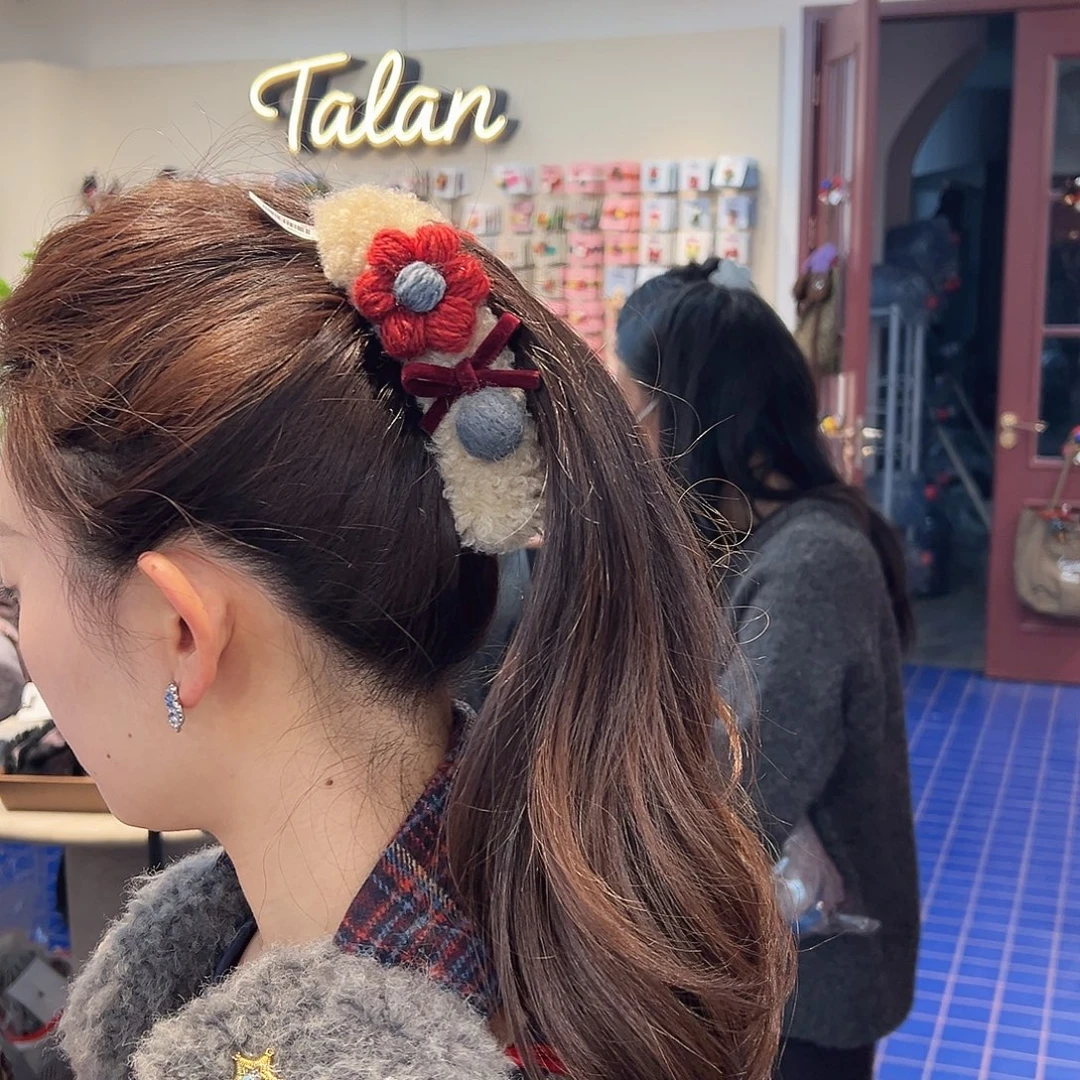 布艺铁合金红色大号