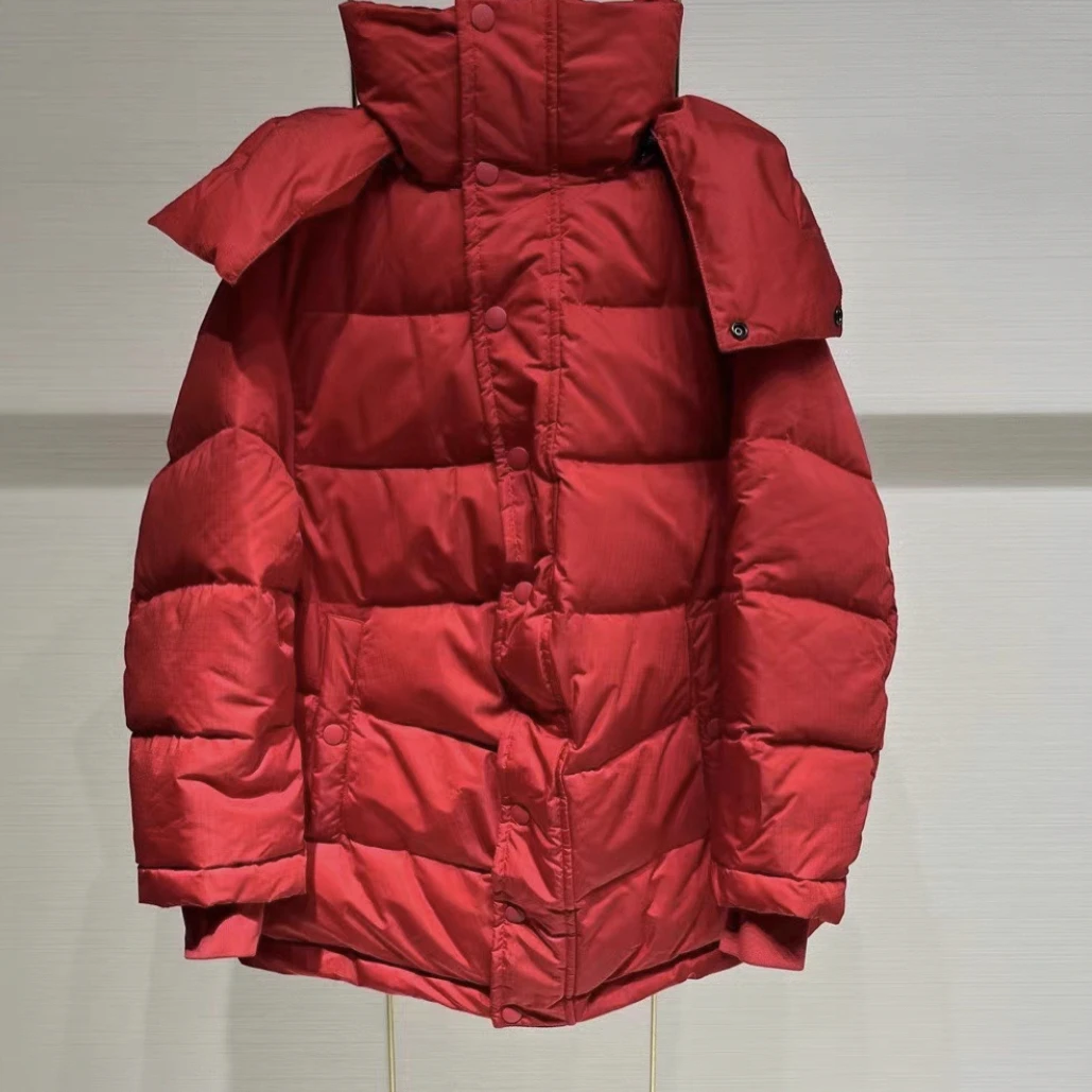 99新 Balenciaga/巴黎世家 红色面包服外套/34码/B01927