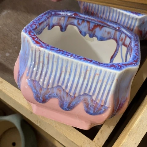 粉色方盆231313陶瓷