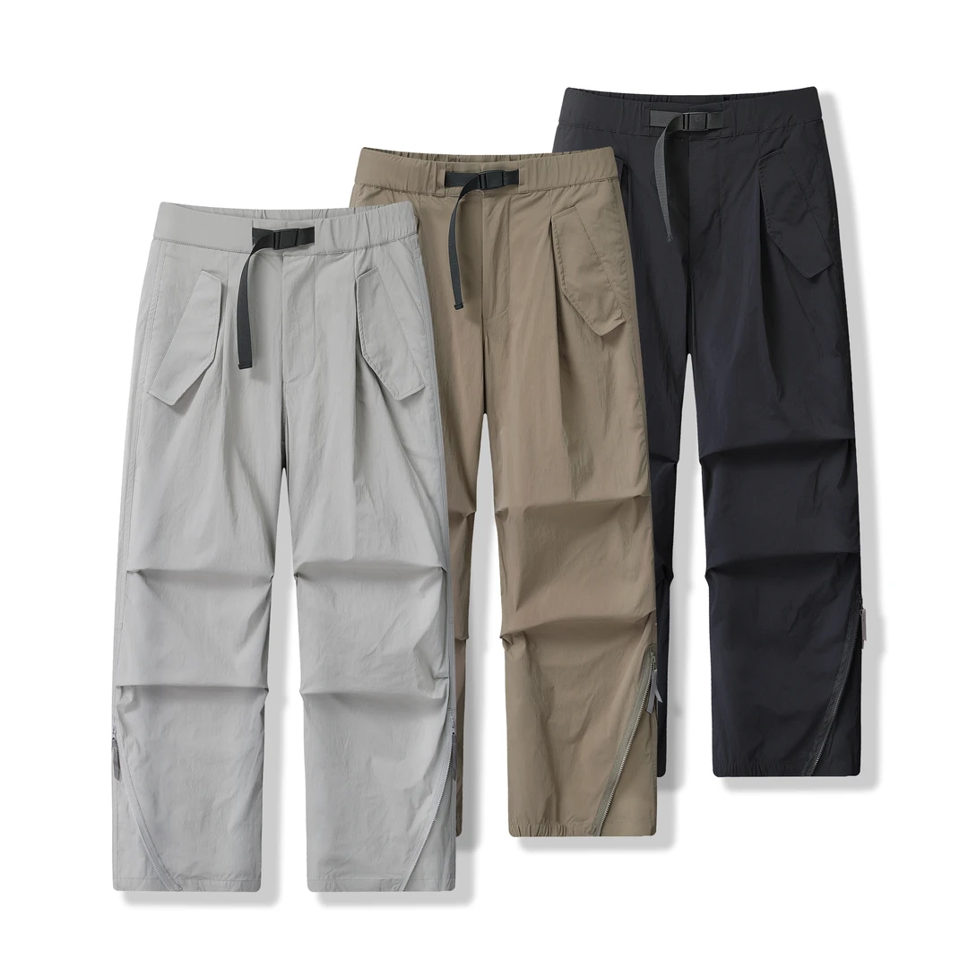 户外男女山系速干工装休闲裤轻量情侣通勤可束脚运动裤2458-