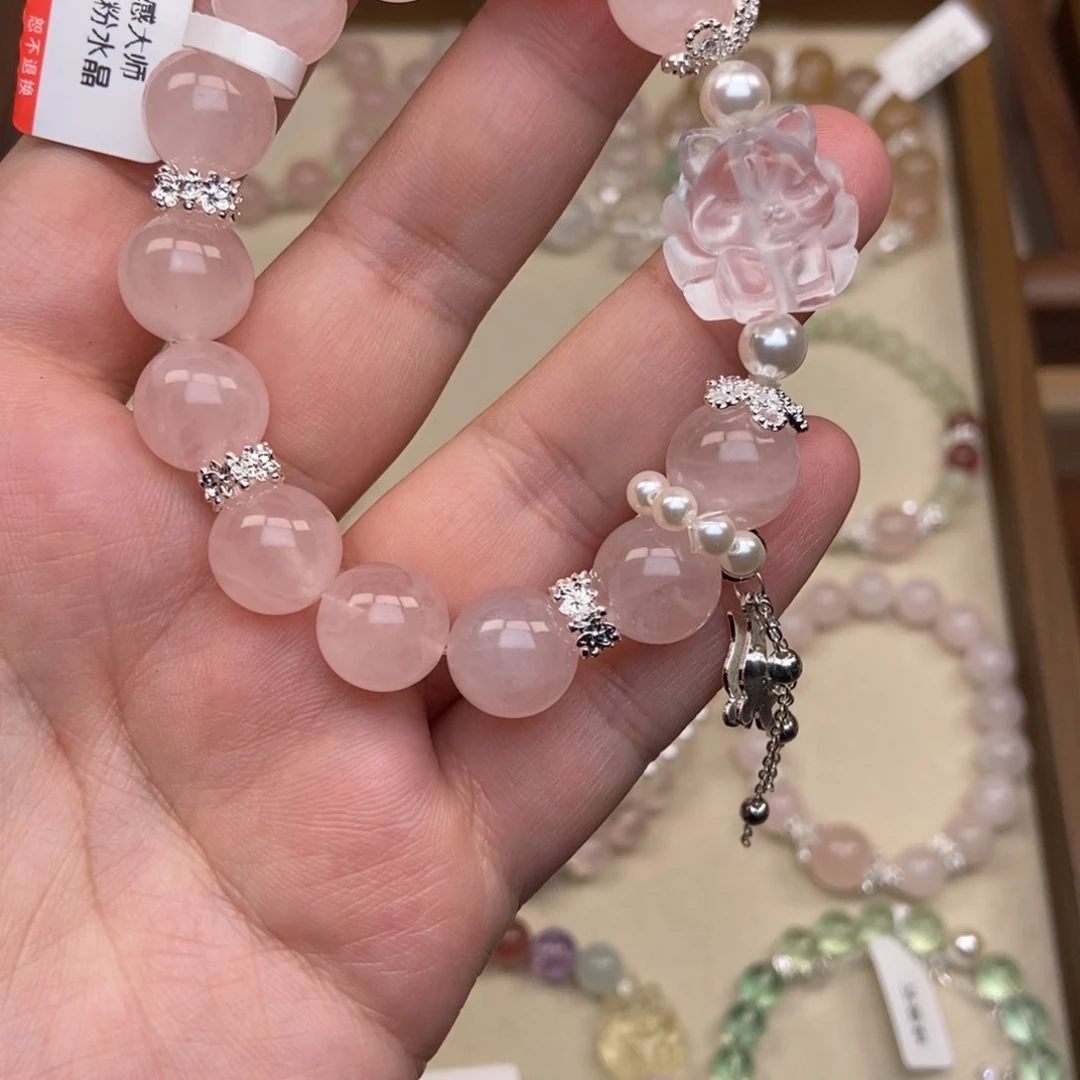 水晶手链未镶嵌水晶手串