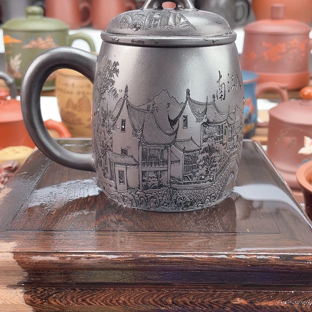 茶杯紫砂高档紫砂茶具套装