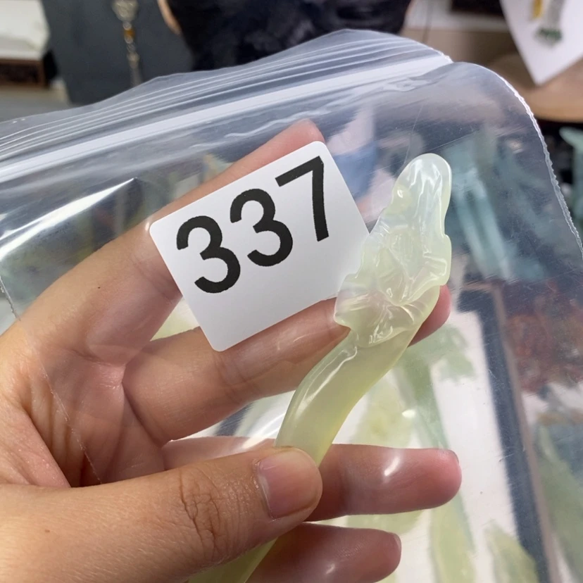 【闪购商品】岫玉发饰未镶嵌茗*