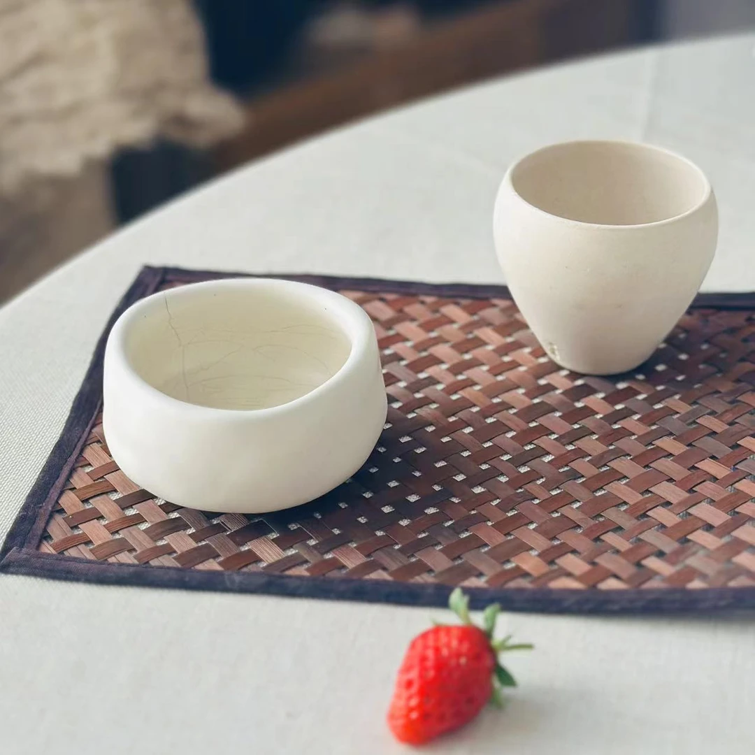 【情人节专属】 手工橄榄杯+喜云朵三角杯