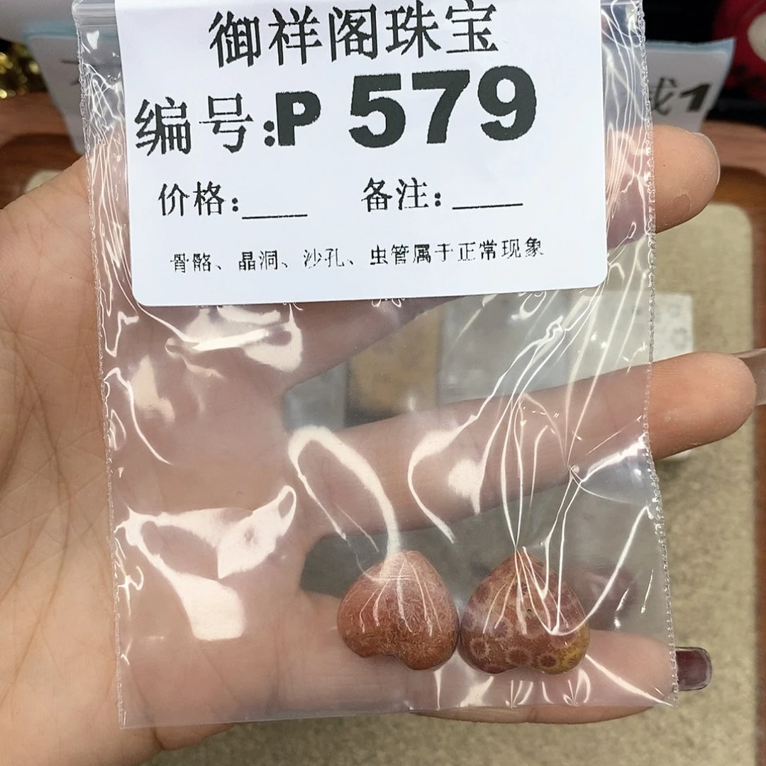 硅化珊瑚（珊瑚玉）P未镶嵌木*