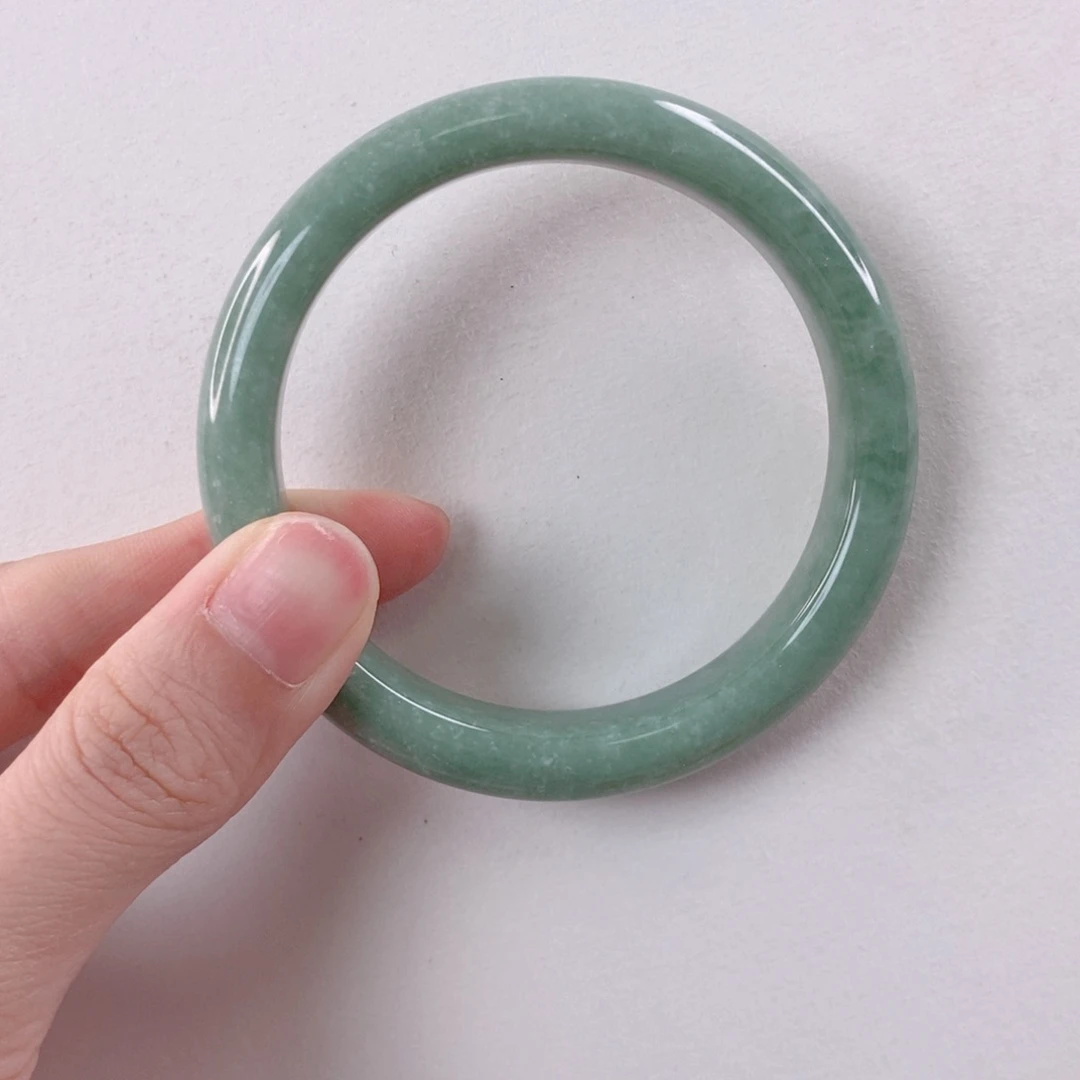 蓝田玉（蛇纹石化大理石玉）手镯未镶嵌～*