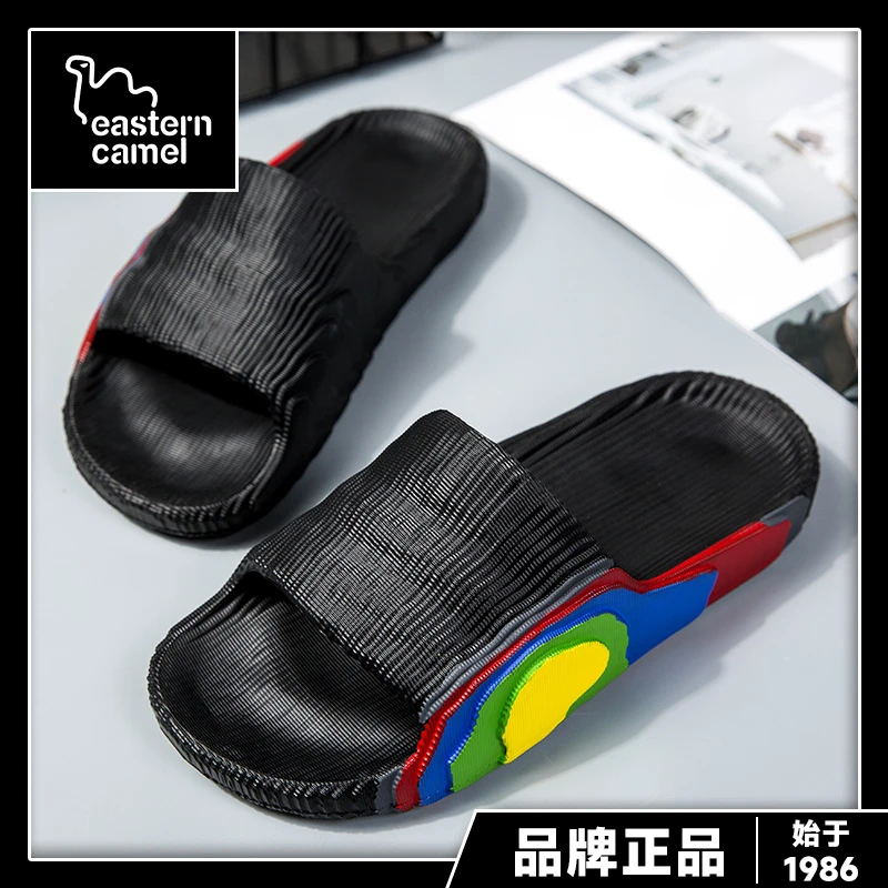 东方骆驼拖鞋男款潮牌夏季运动外穿踩屎感情侣户外大码防滑国潮拖