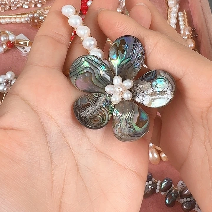 未镶嵌发饰淡水珍珠