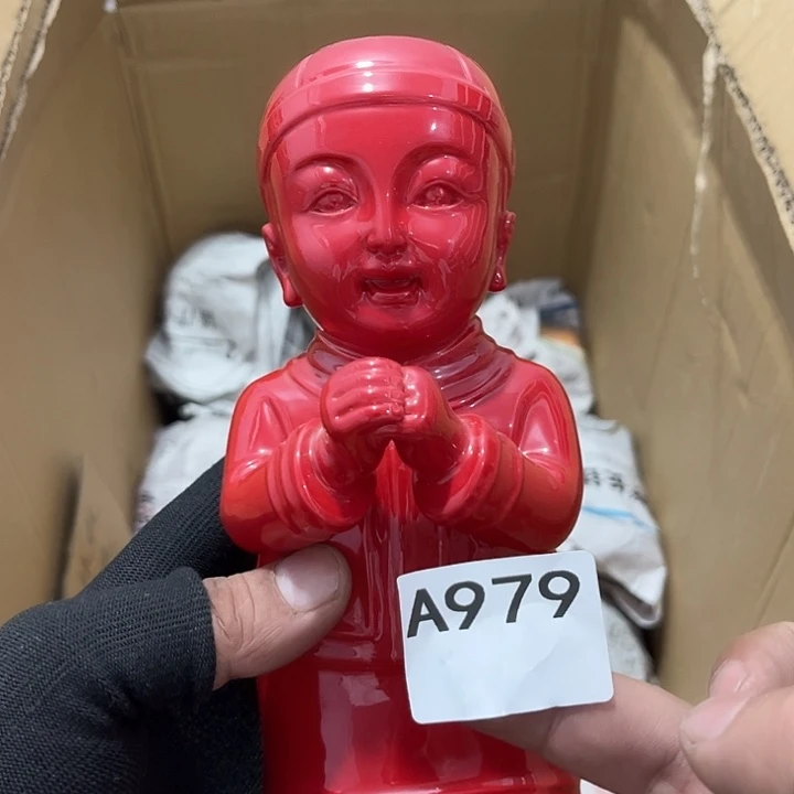瓷片茶摆件工艺品摆件666