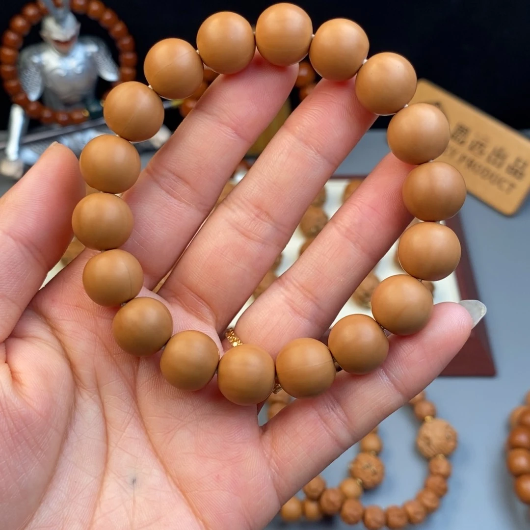 核桃手串/手链正圆光珠