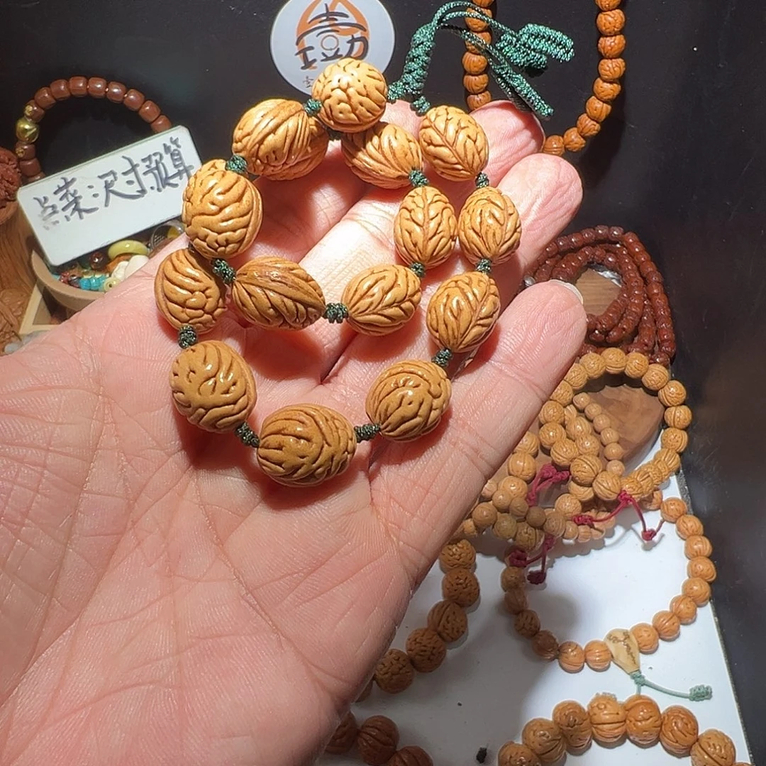 桃核手串野生桃核钱袋子，刷子，手套，包邮