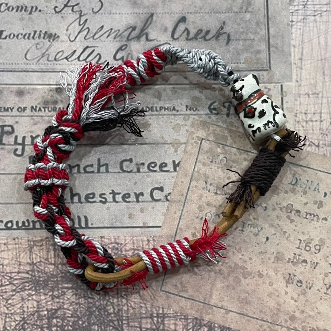 合金陶瓷手链 单串景德镇合金陶瓷手串手串单圈弹力天缘