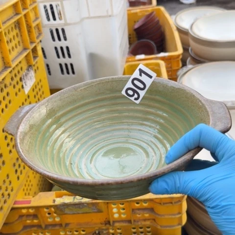 泥塑砂锅一只全品精选