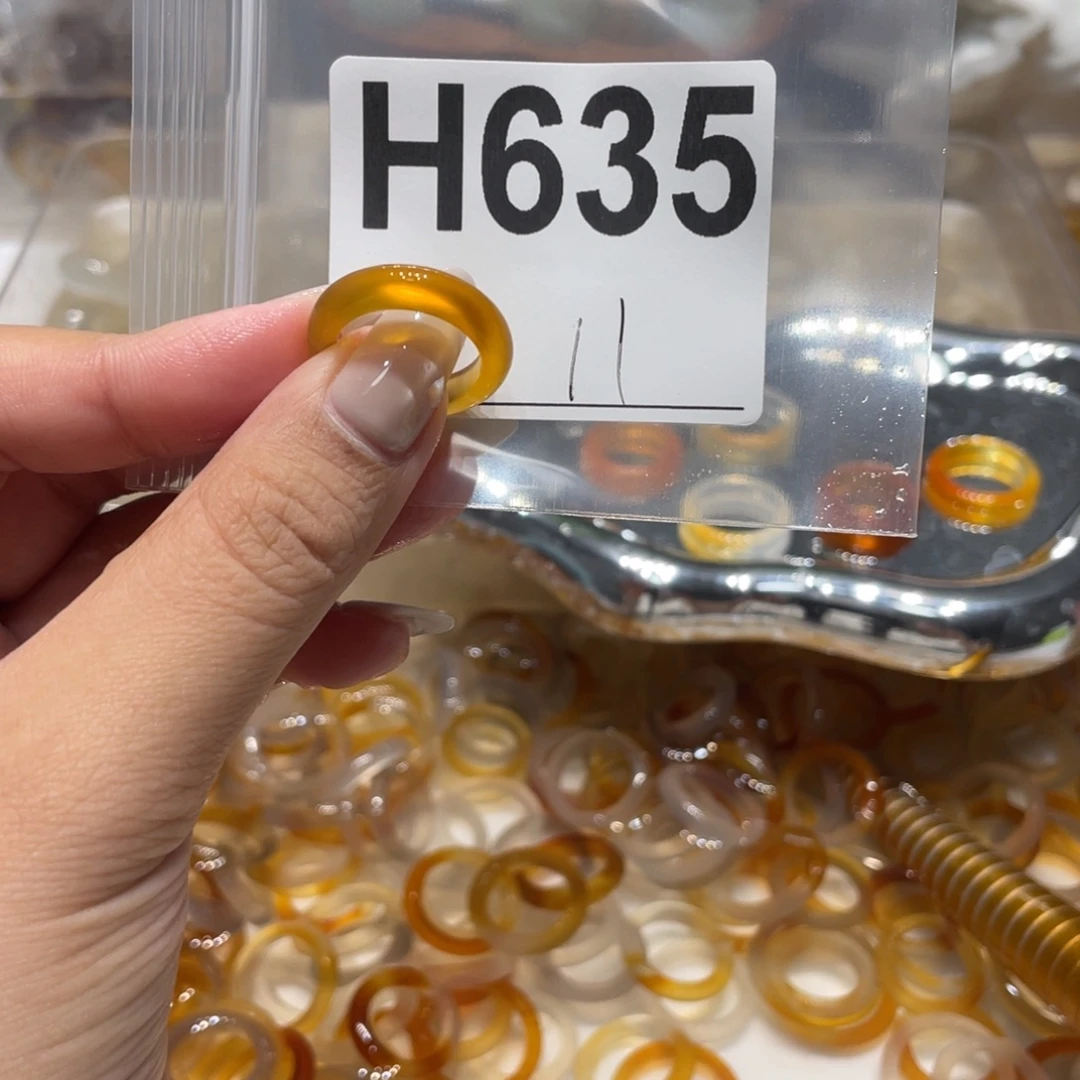 玛瑙/玉髓未镶嵌戒指635