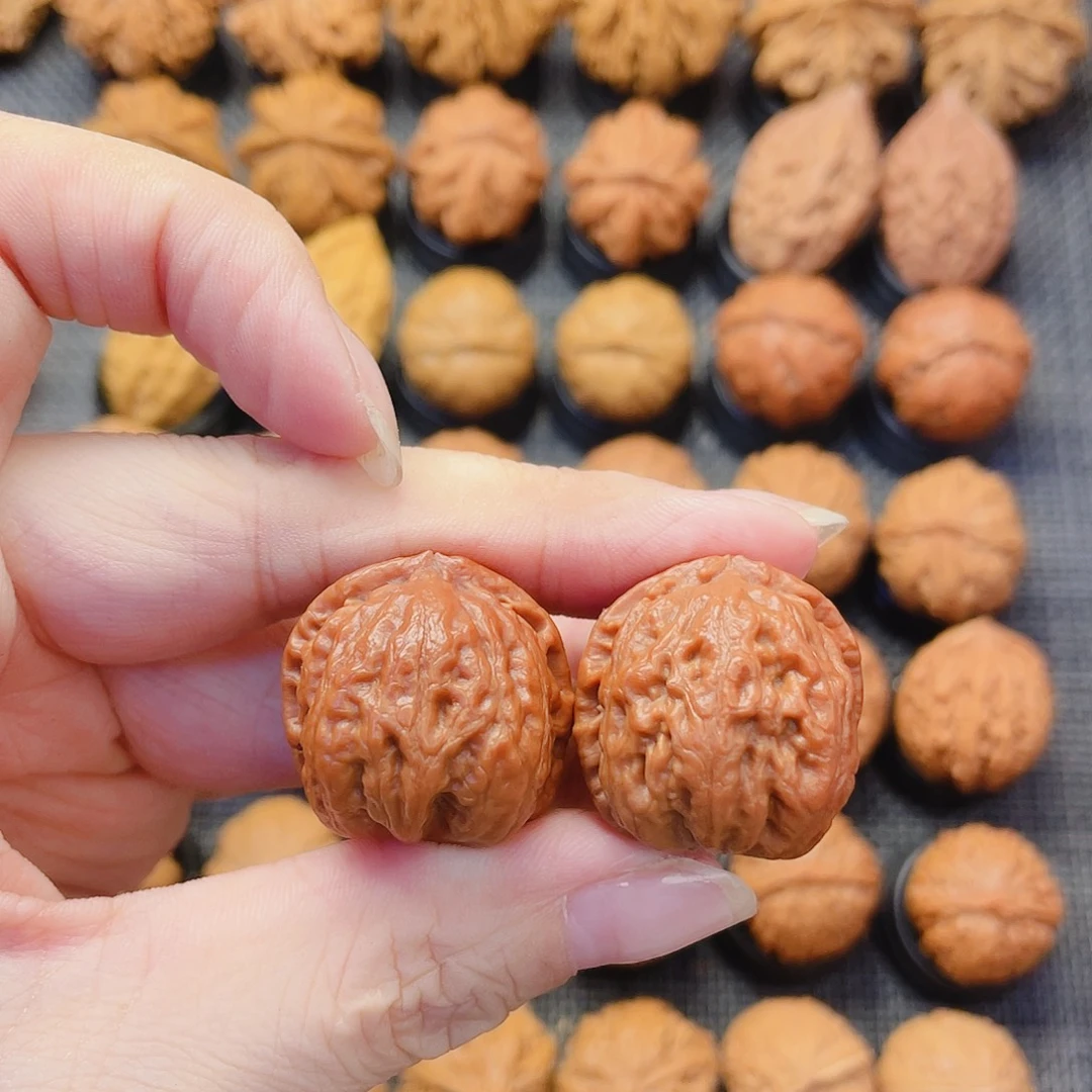 文玩核桃把件小方墩