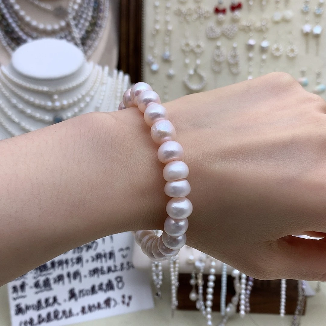 银S925镶嵌淡水珍珠耳饰