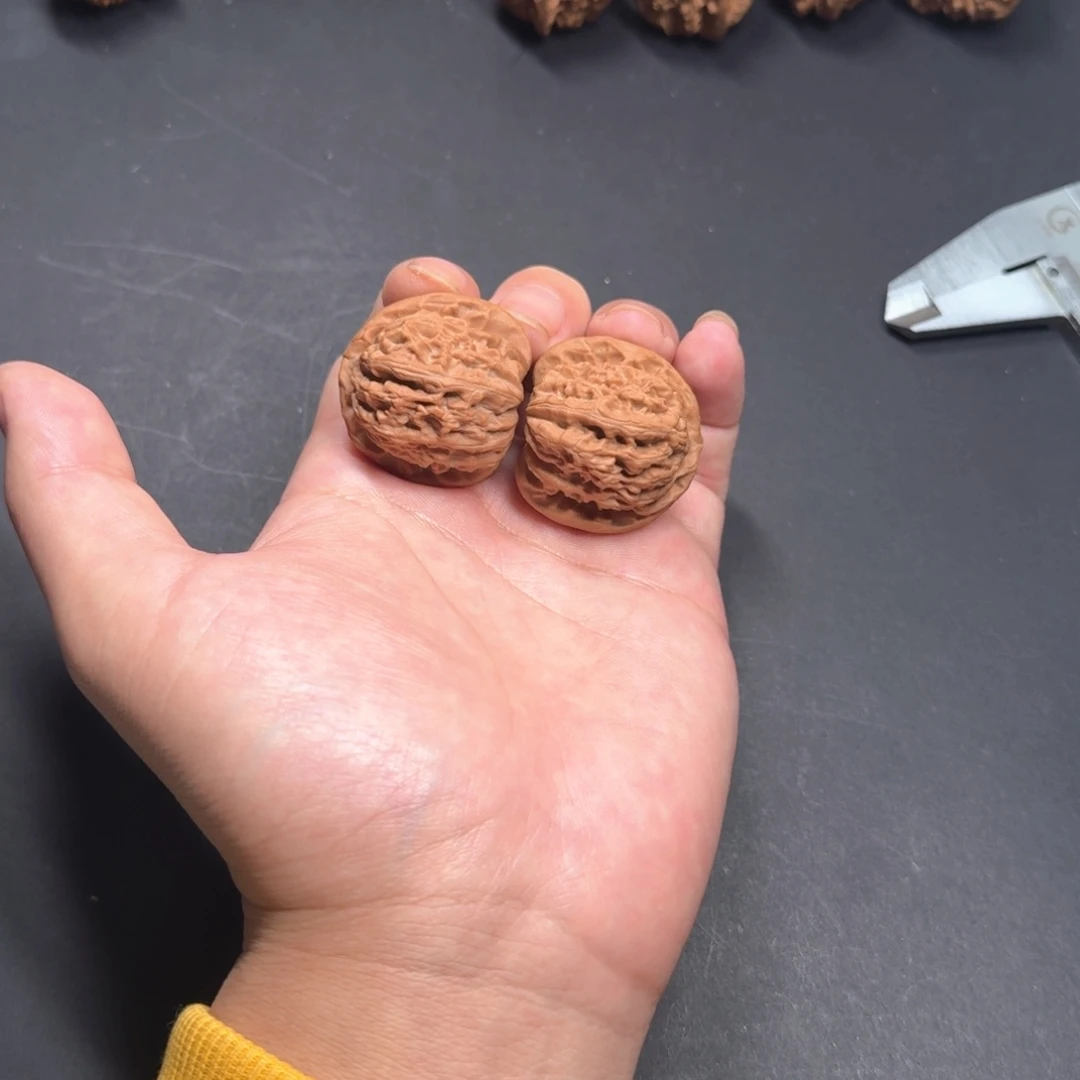 把件文玩核桃35白狮子全品