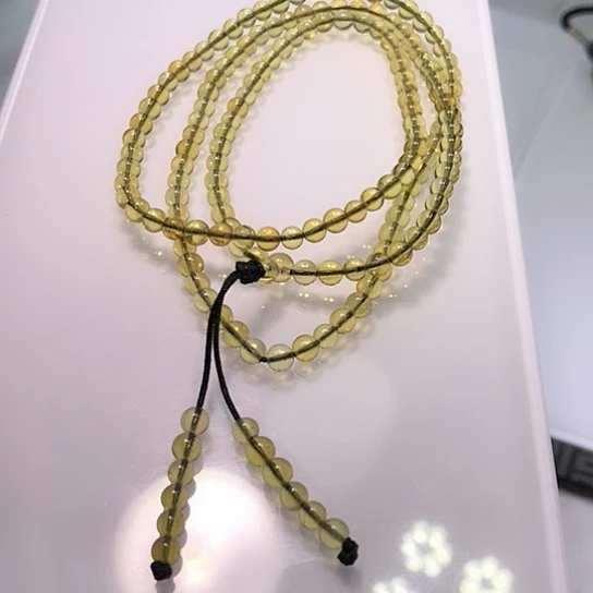 琥珀颈饰未镶嵌108