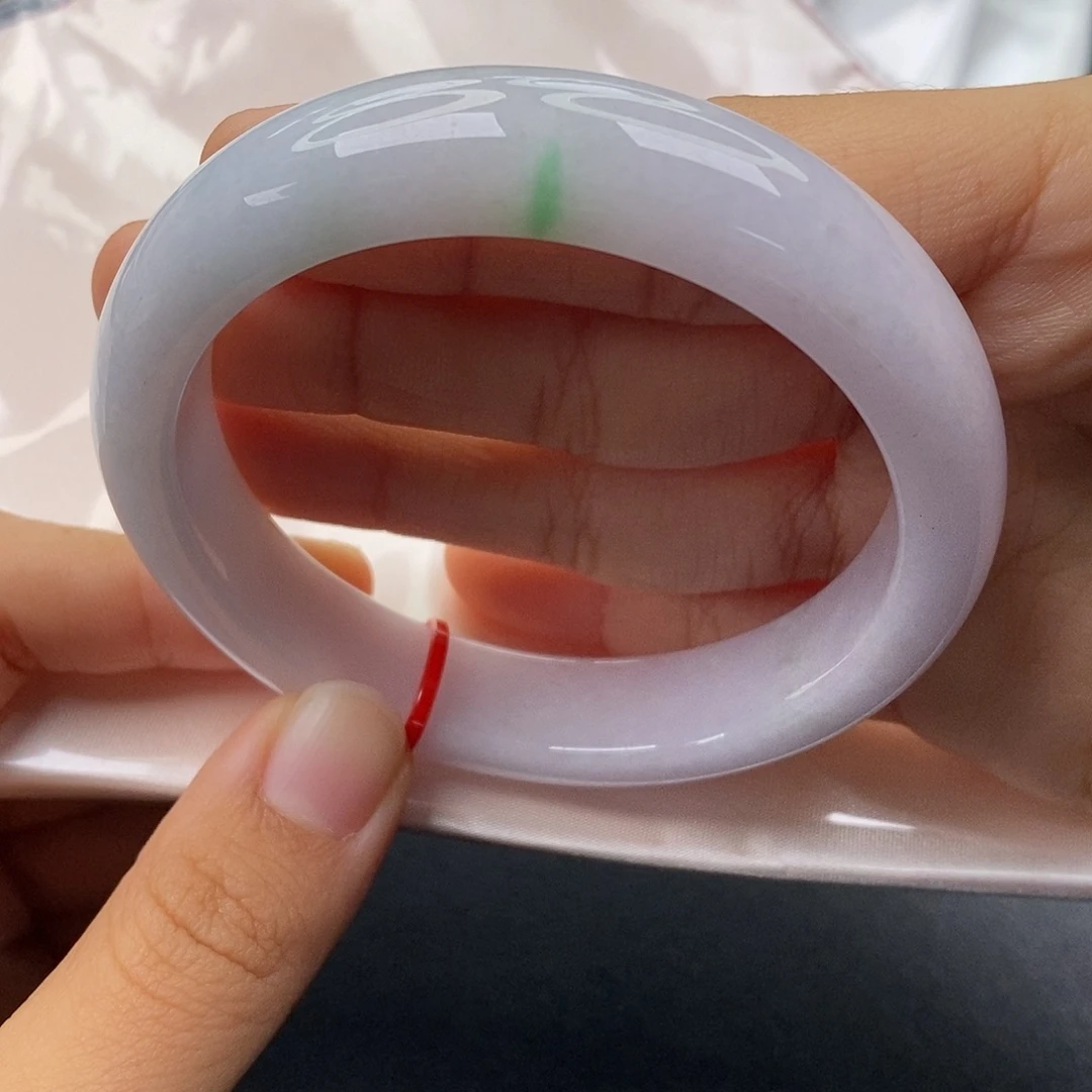 翡翠未镶嵌手镯58正圈