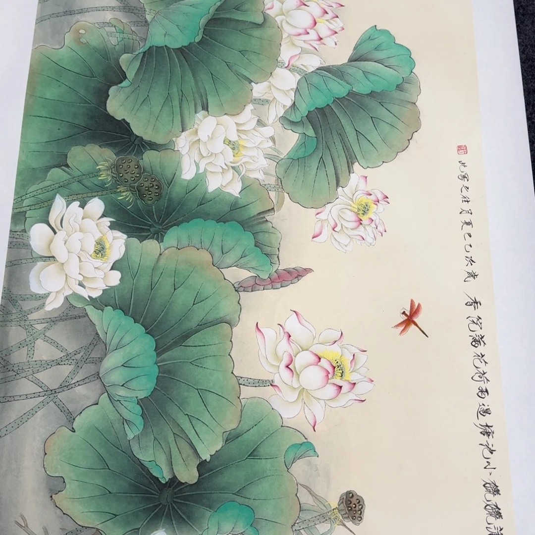 国画国画作品纯手绘山水花鸟