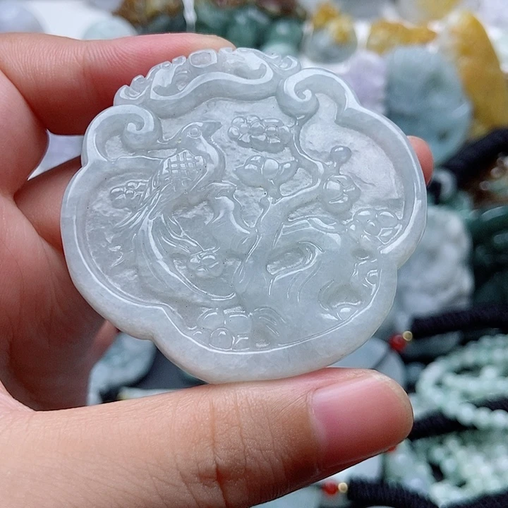 吊坠(不含链)未镶嵌翡翠1