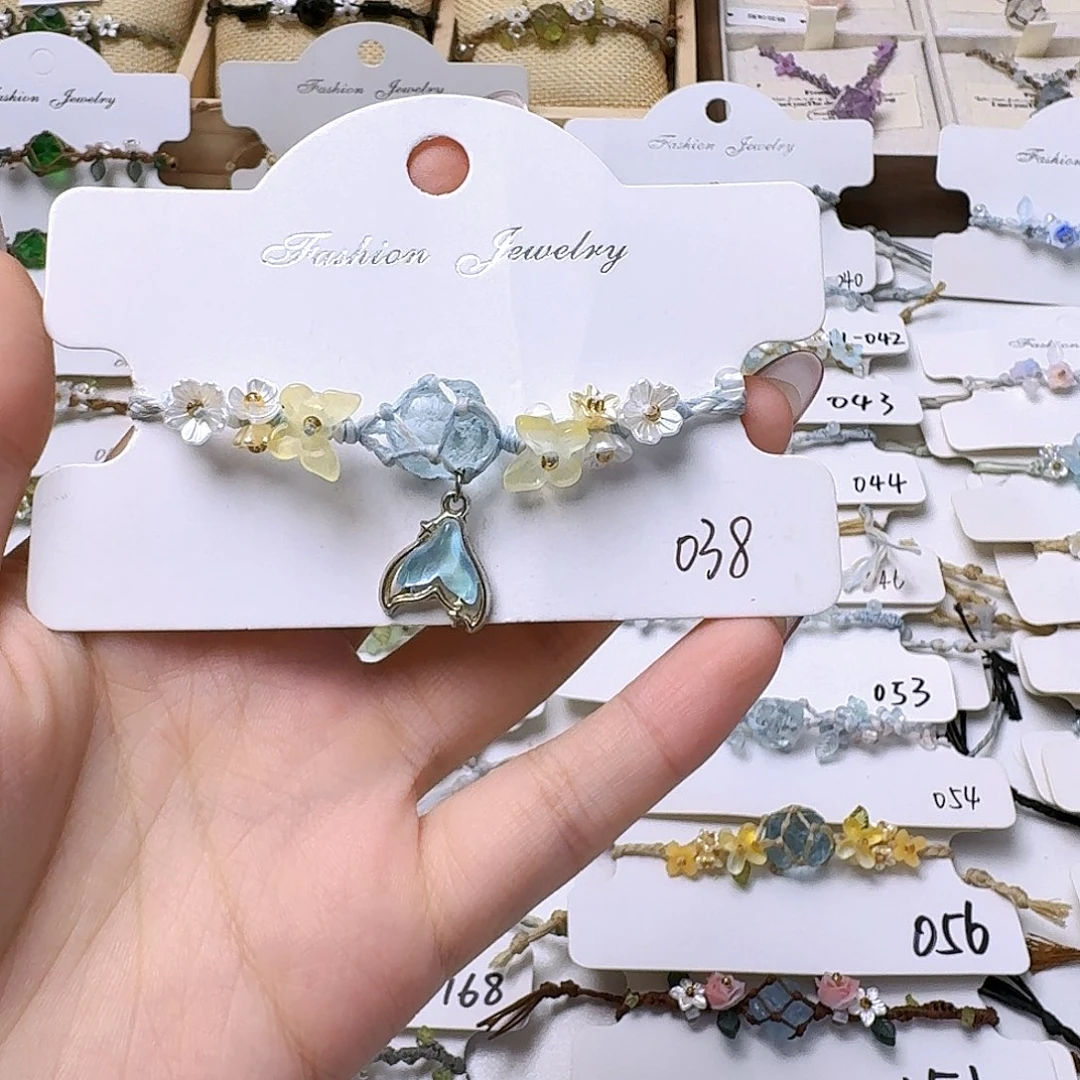 纯铜石英石纯铜锡合金038手链