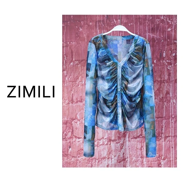 【亮哥女装】2025秋冬新品《设计师定制高弹微透网纱系列》9309-K7