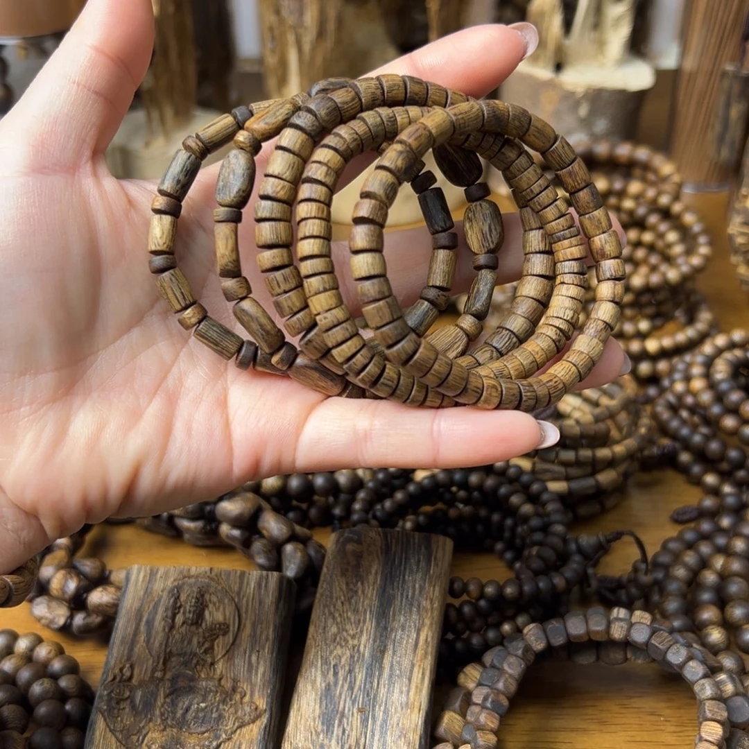 沉香沉香碎屑随型单圈