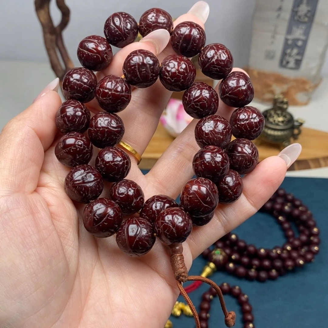 凤眼菩提手串手持素14