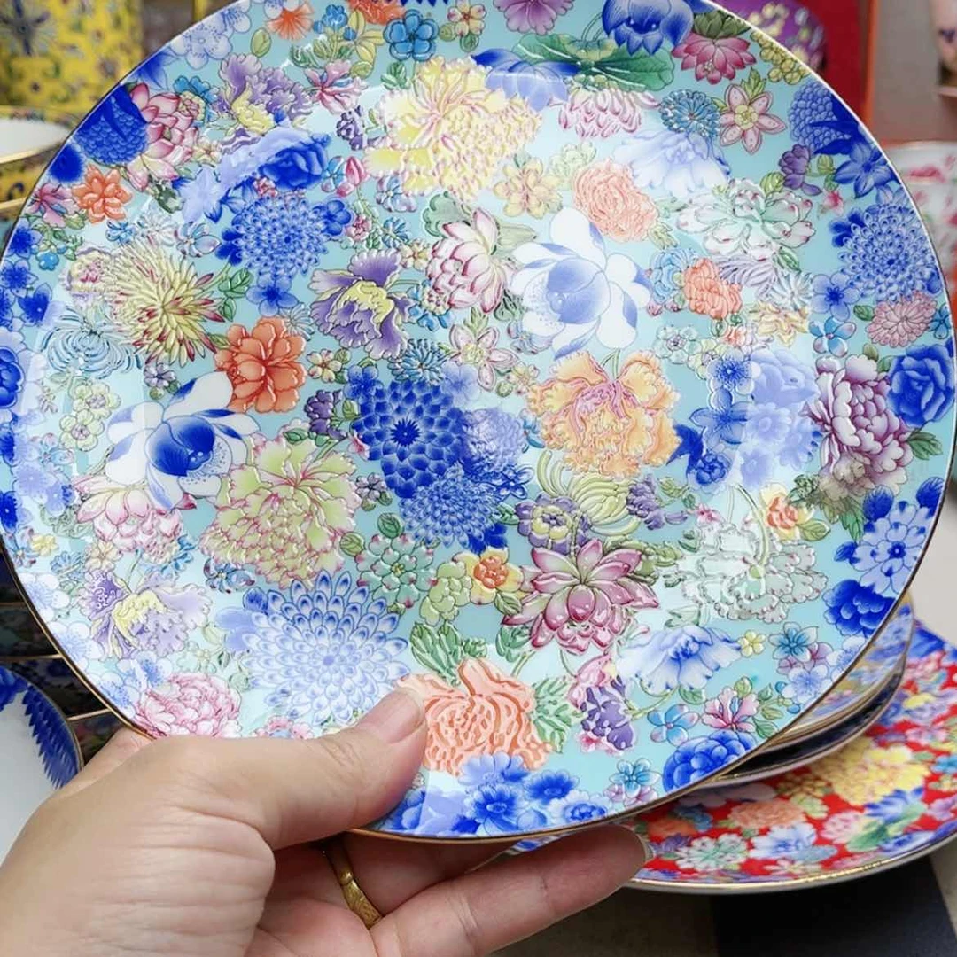 【闪购商品】珐琅8寸6个…………