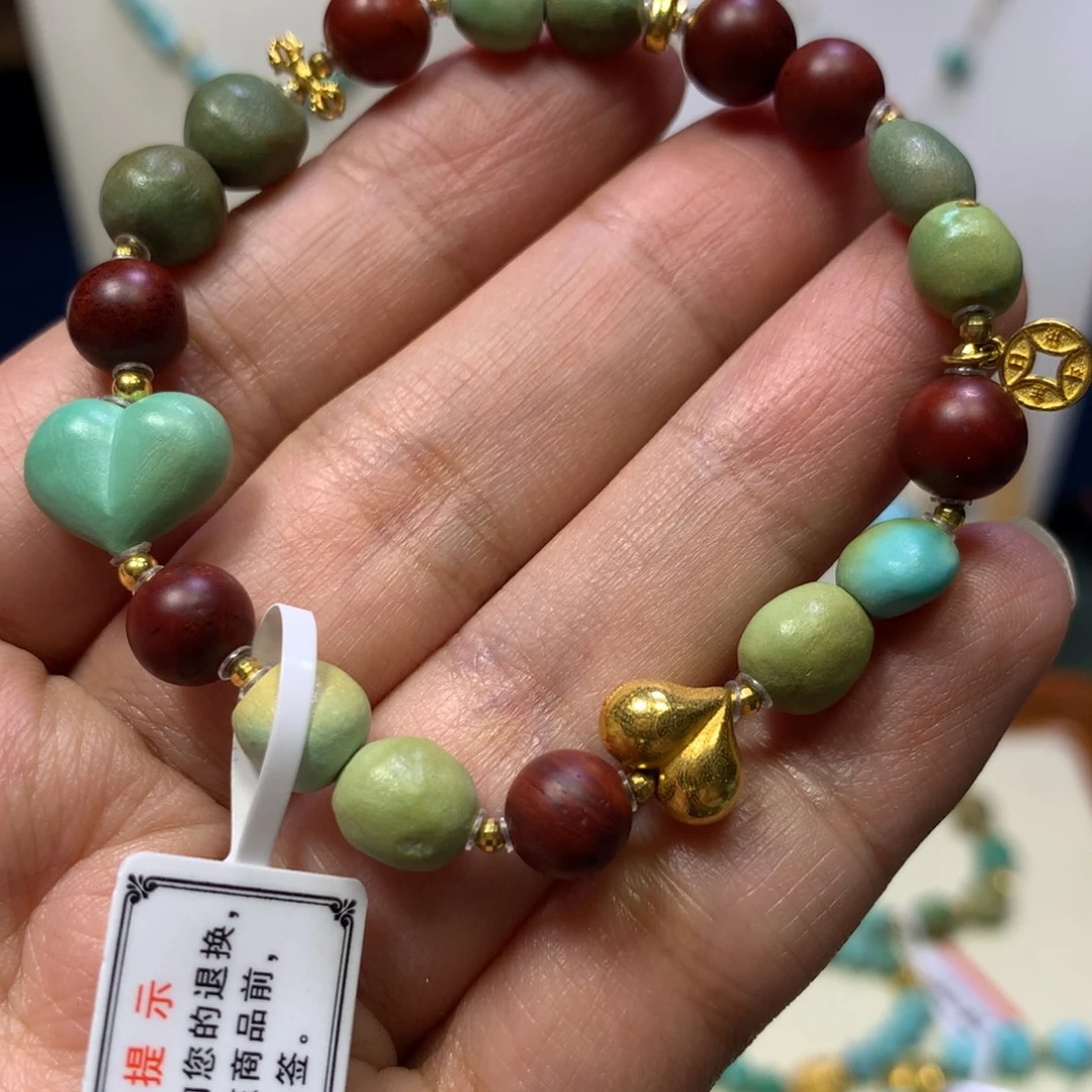 18K金镶嵌绿松石单圈