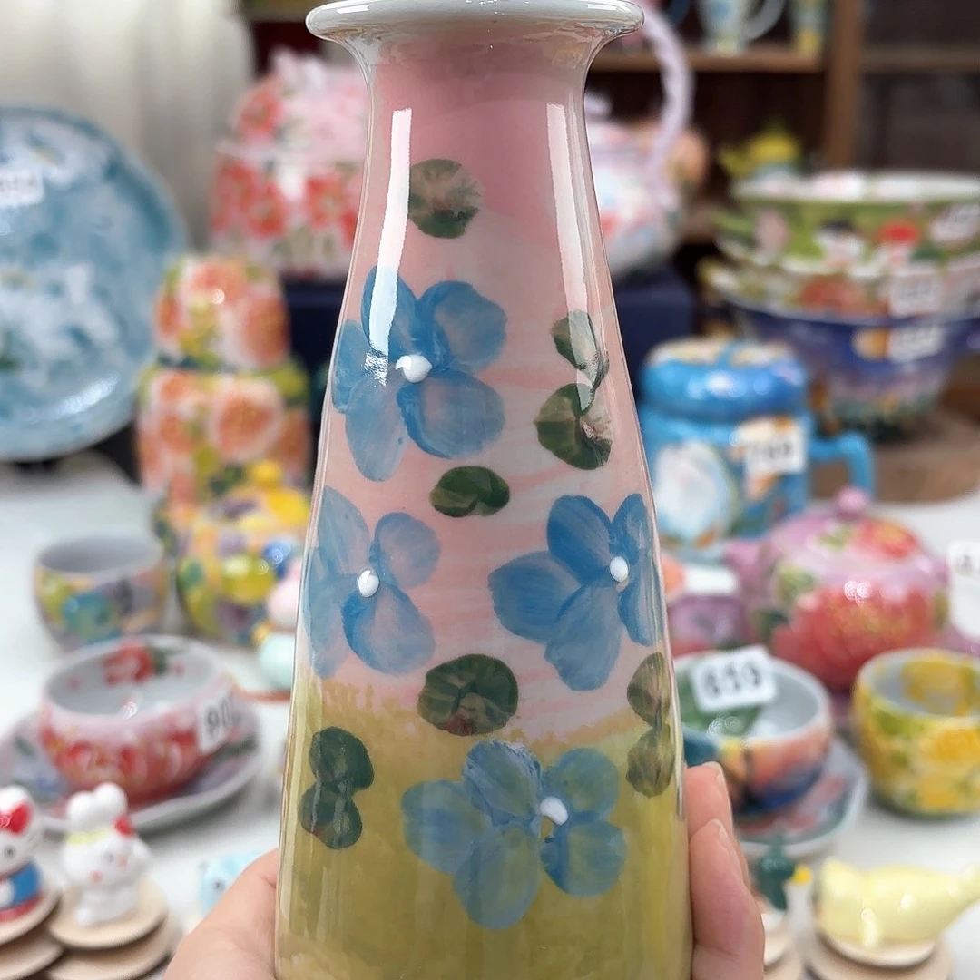 景德镇手绘高温釉下彩陶瓷茶具