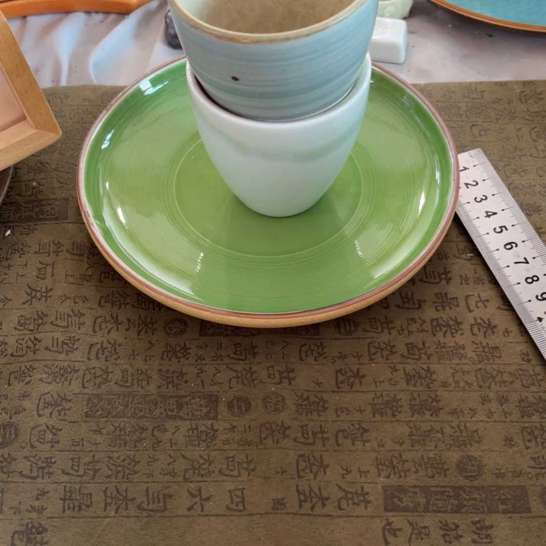 瓷景德镇粗陶复古盘碗微瑕