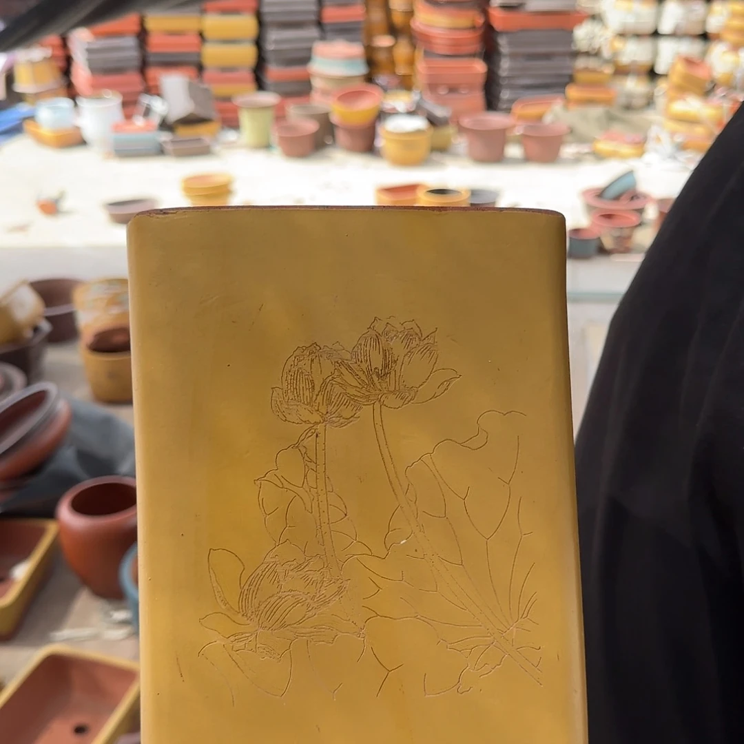 紫砂花盆口径14.22口径