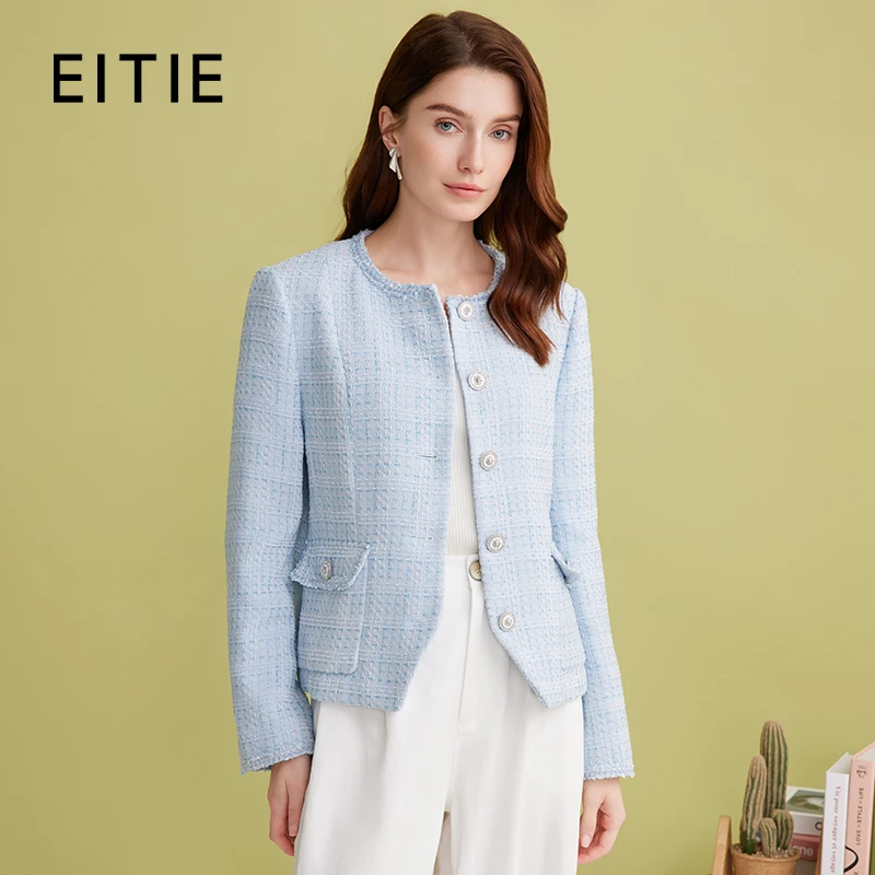 【25春意焕新】EITIE爱特爱春季气质时尚短款小香风外套A2503501