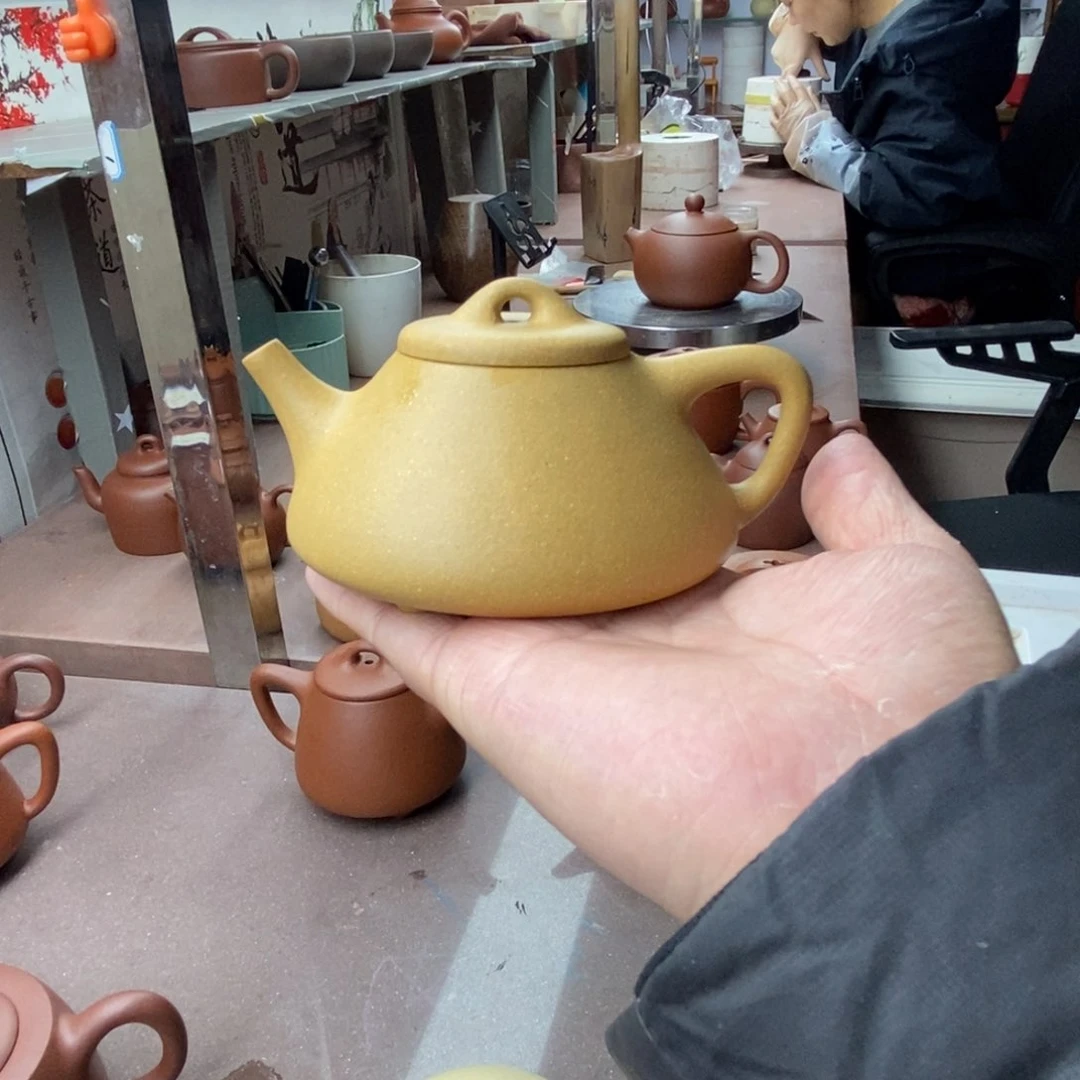 紫砂茶壶王*桭紫砂壶石瓢微瑕