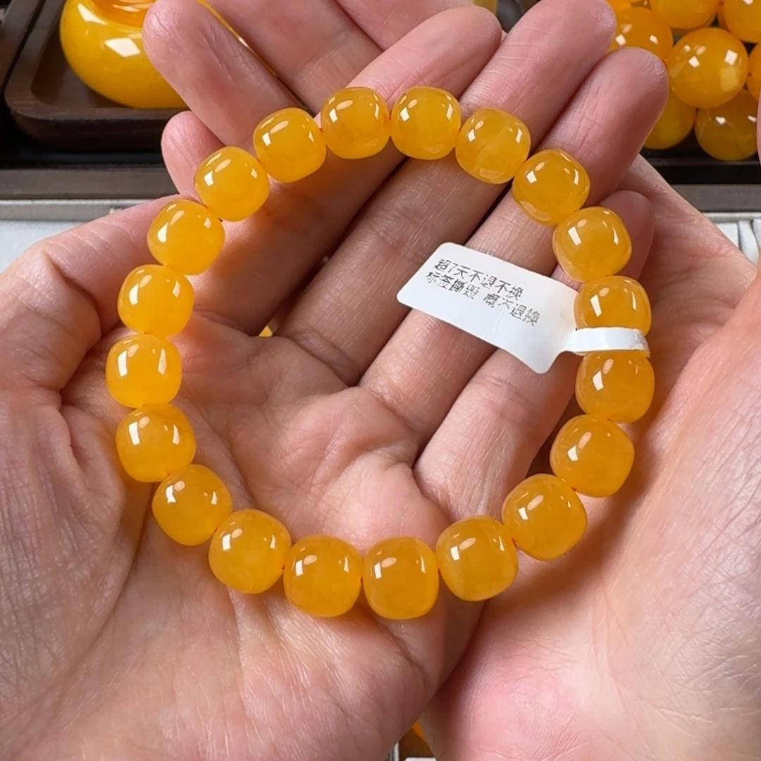 蜜蜡未镶嵌毛衣链