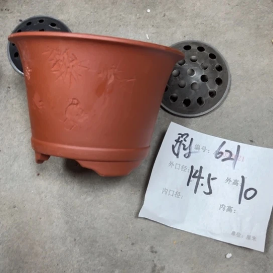 紫砂花盆花卉工艺