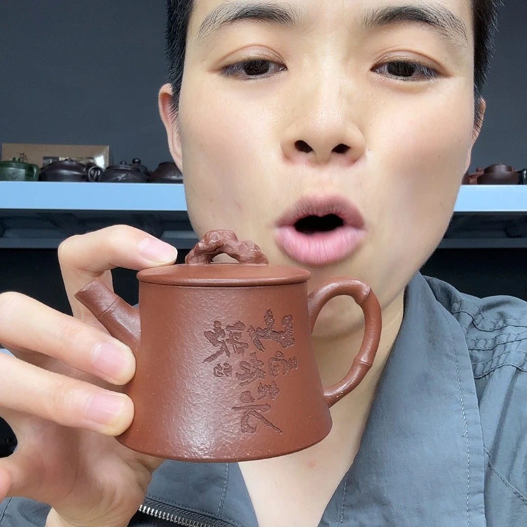 茶壶底槽青民间手艺人全手工制作