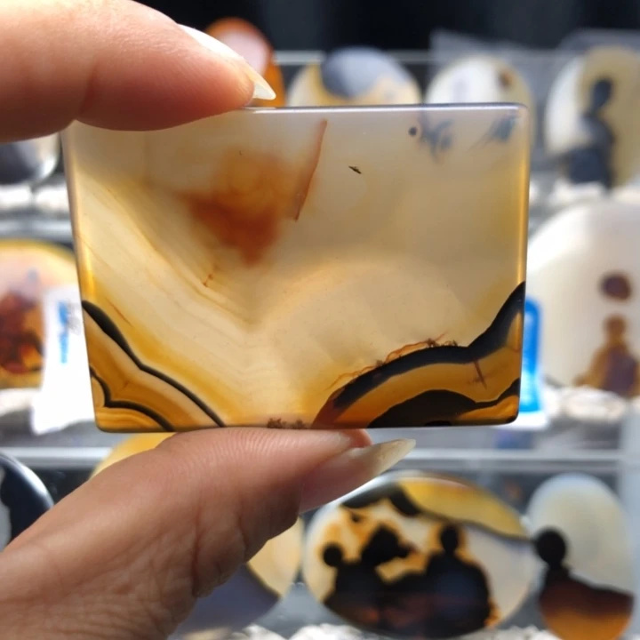 合金玛瑙/玉髓珠宝奇石46