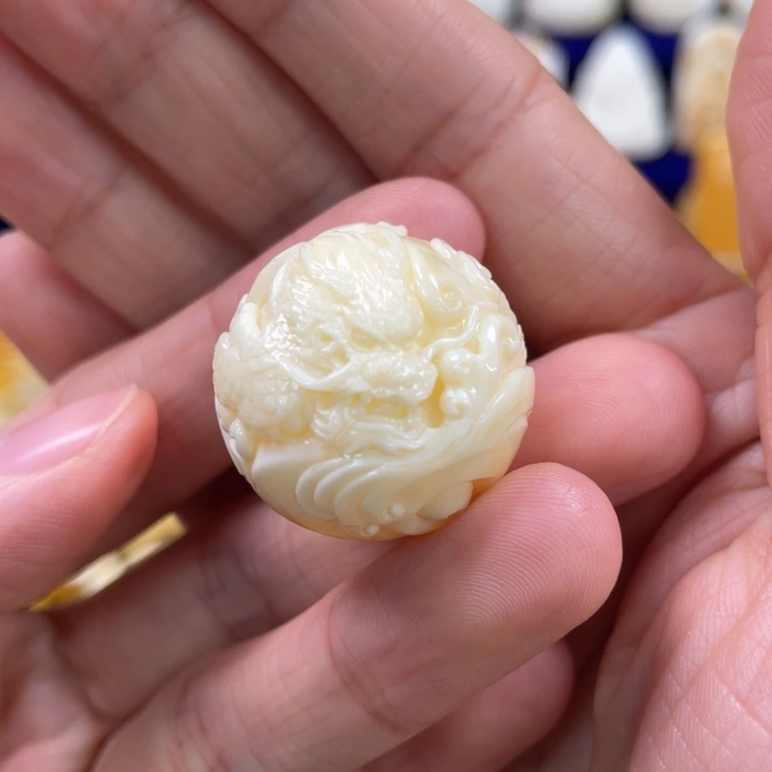 蜜蜡裸石未镶嵌琥珀蜜蜡珠子卡24.9mm