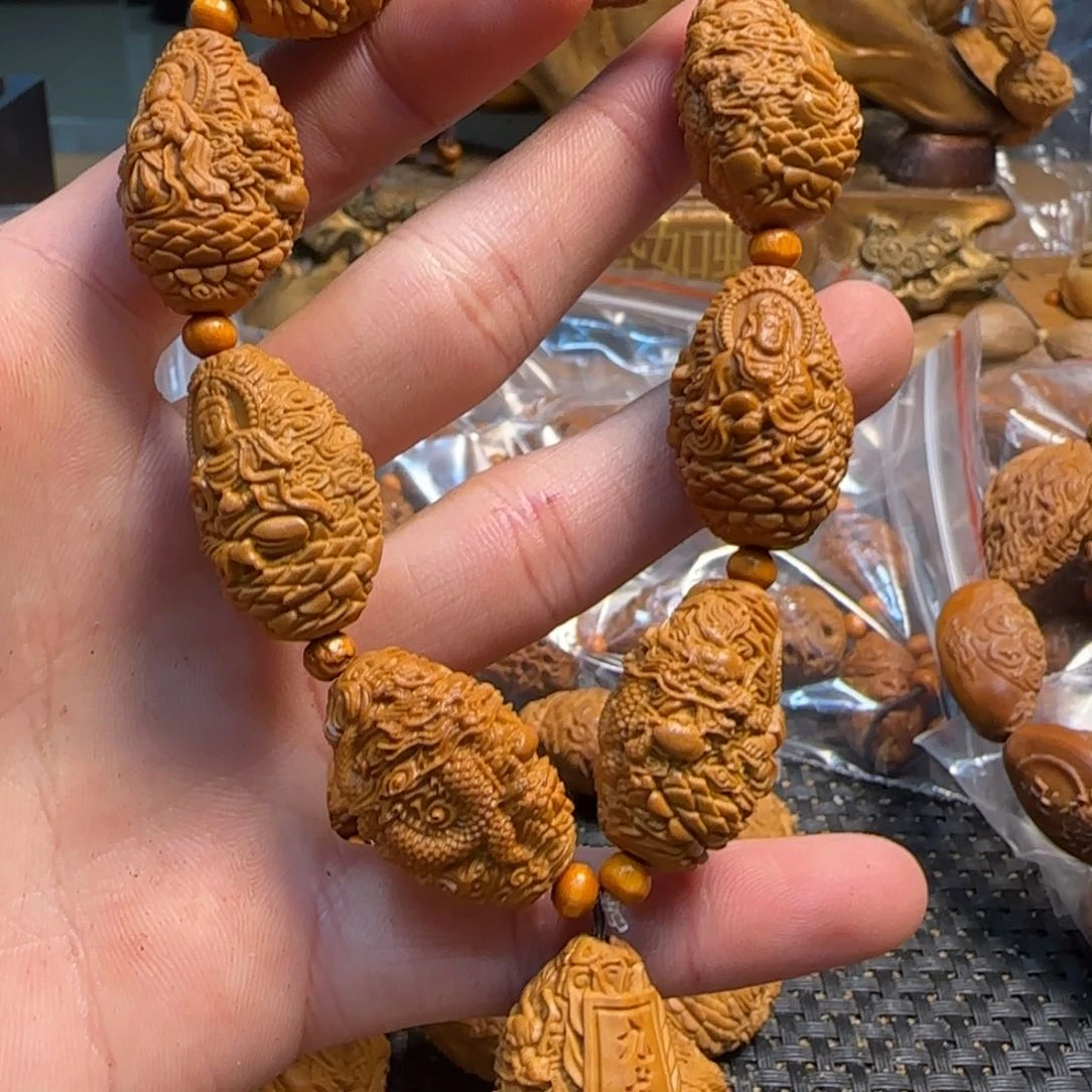 橄榄核手串/手链九龙观音