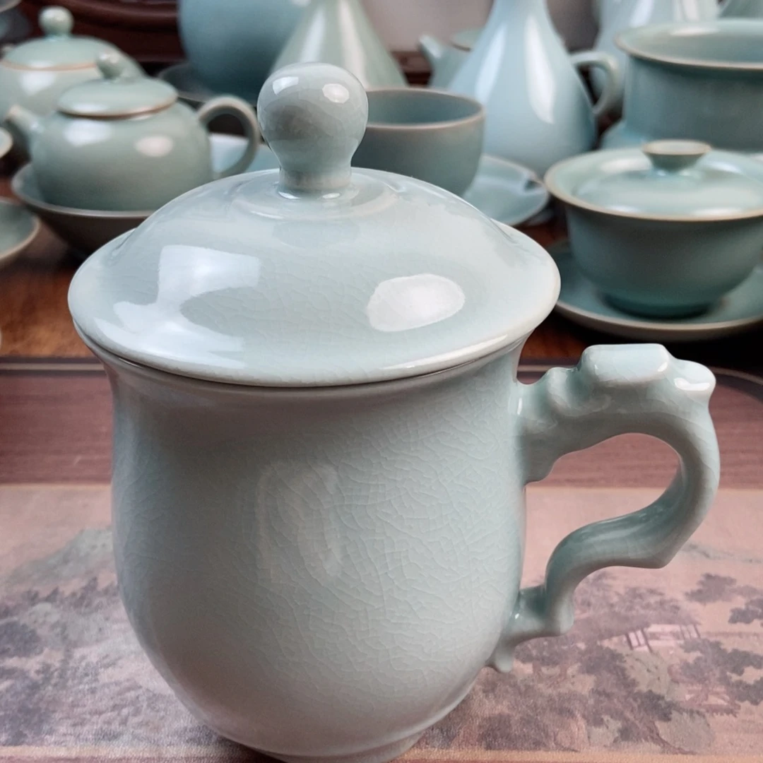 摆件原产地原矿汝瓷～茶器