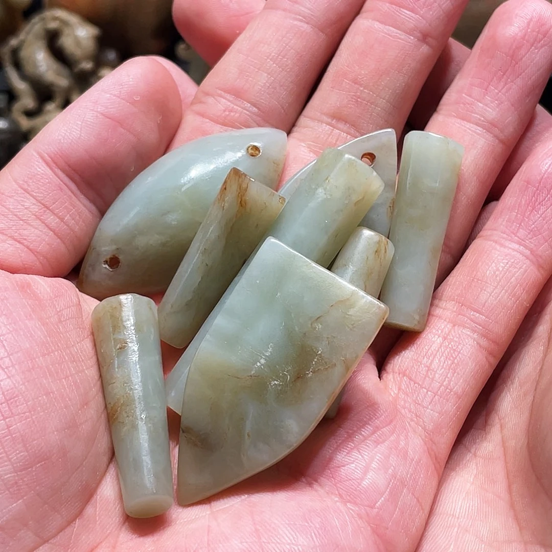 和田玉（糖玉）未镶嵌颈饰1*1