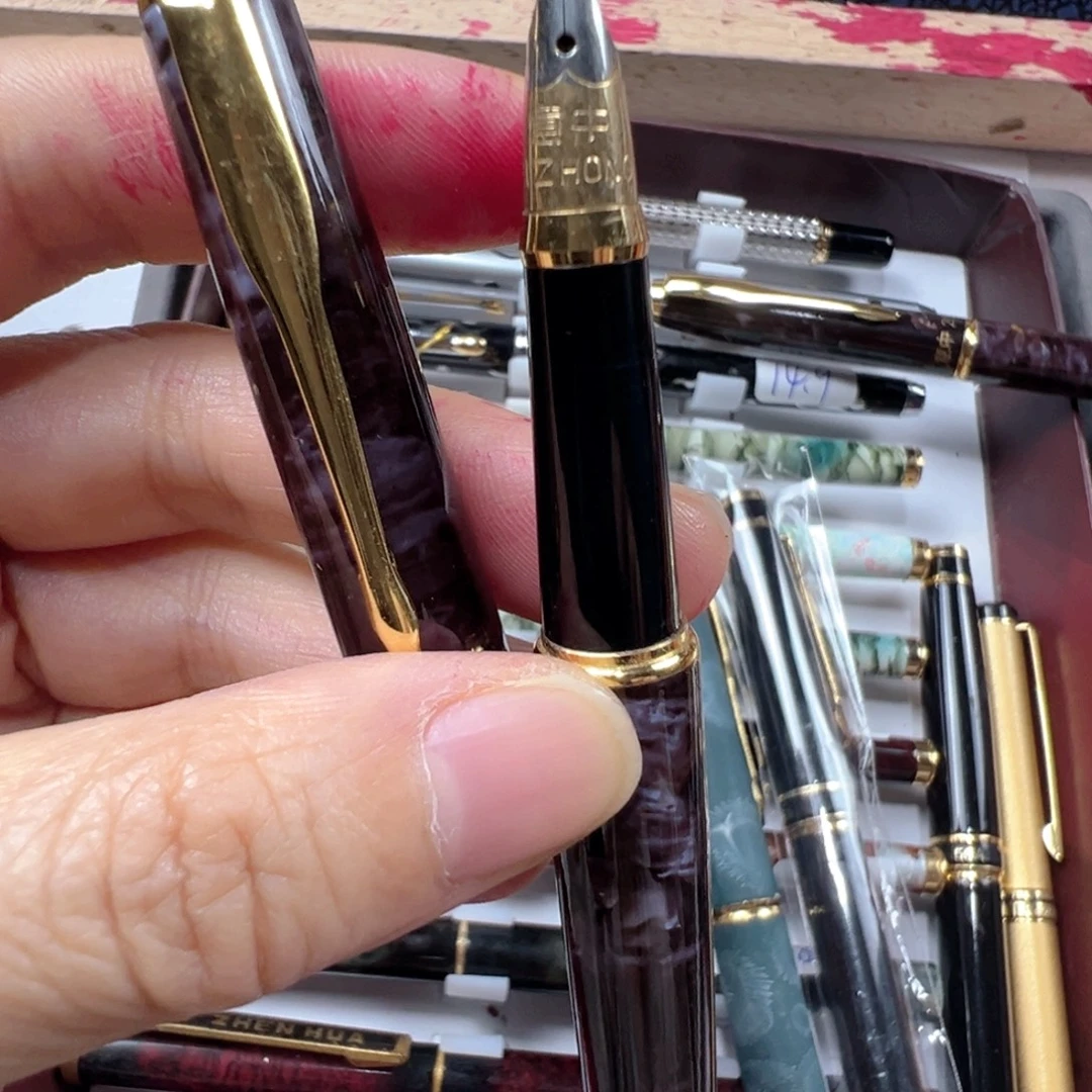 便携式意中2000紫色包尖孤品全铜内胆吸墨器可卸